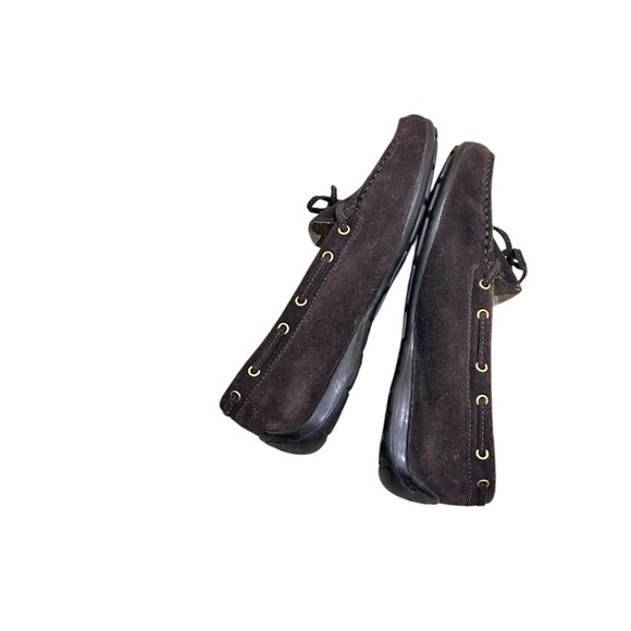 Geox respira anima dark Brown Moccasin suede Leather slip on loafer eu 38/7.5 - Picture 4 of 9